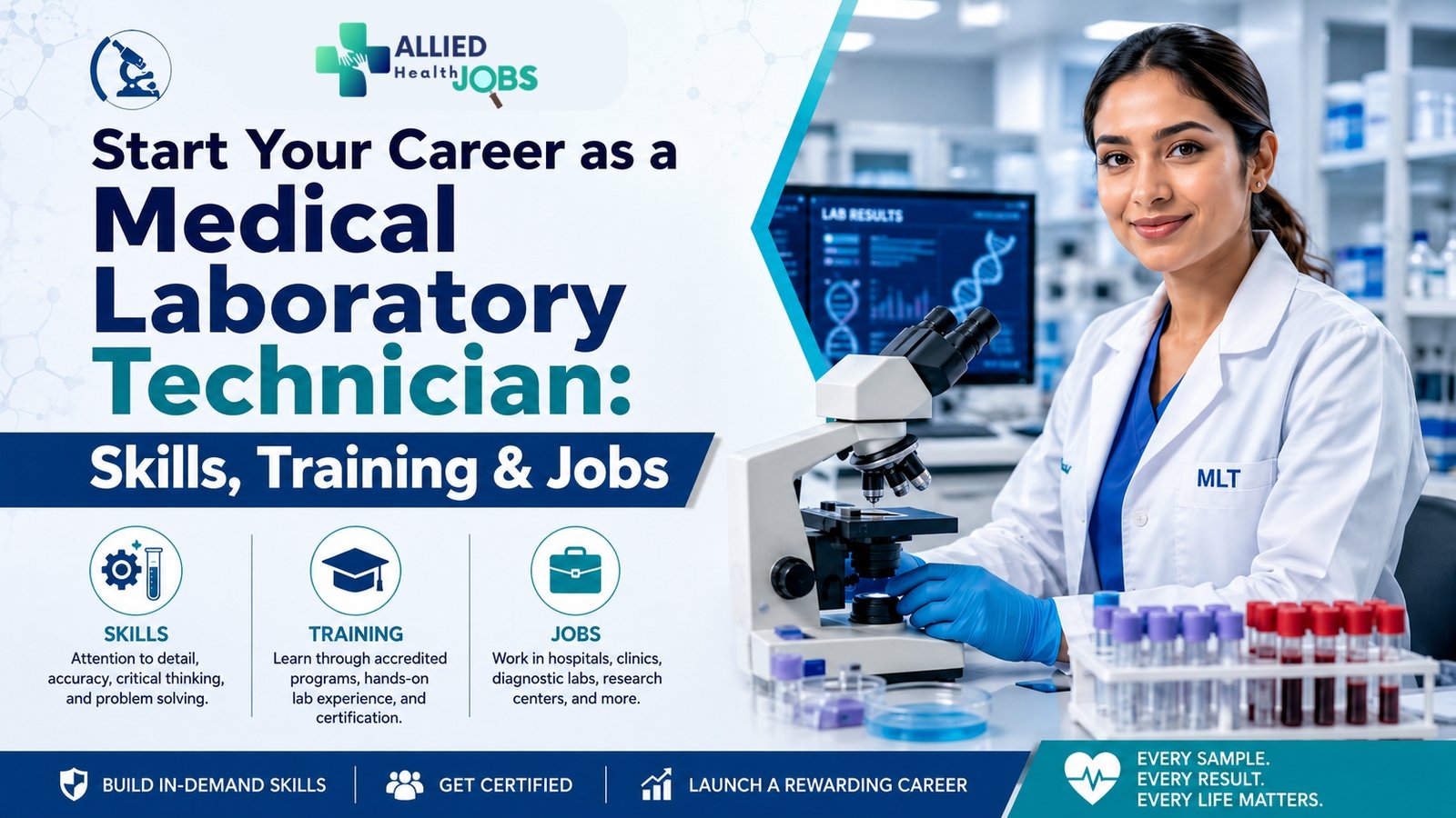 Start Your Career as a Medical Laboratory Technician Skills, Training & Jobs